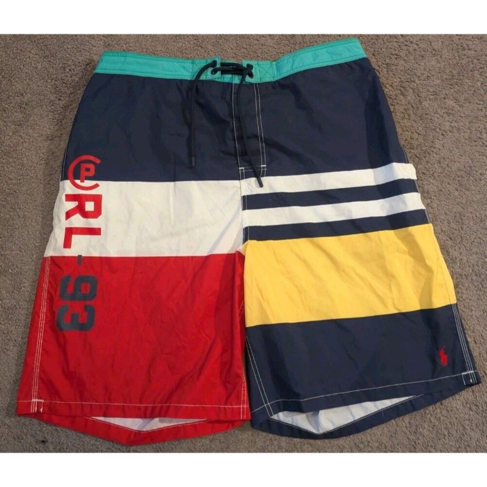 Polo Ralph Lauren CP-93 9.5" Swim Trunks Men's Big & Tall XLT